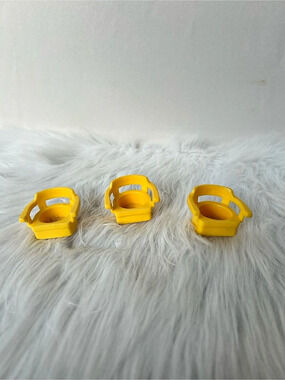 Fisher-Price Little People Yellow Chair Replacement Part Set of 3